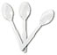 Small White Disposable Teaspoons catering item