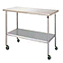 Stainless steel table hire