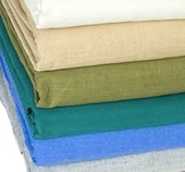 Coloured rectangular linen tablecloth hire item