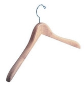 25 Wooden Coat Hangers hire item