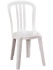 White garden bistro chairs hire rent