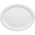 12 Inch White China Oval Platter hire